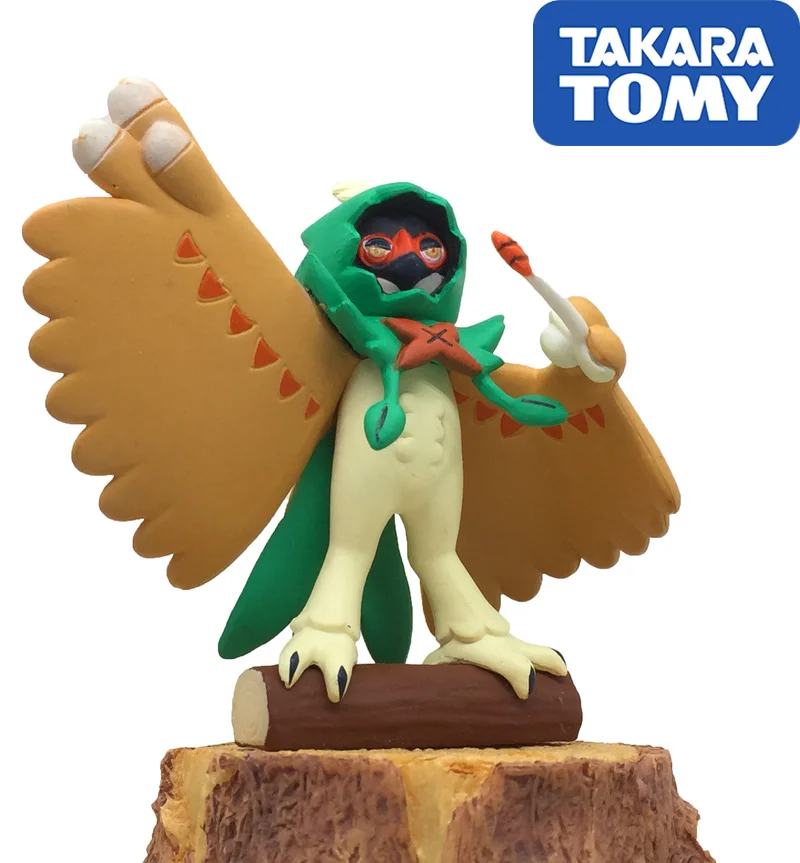 Подлинная Pokemon T ARTS кукла Decidueye Карманный экшн фигурка монстра Коллекционная