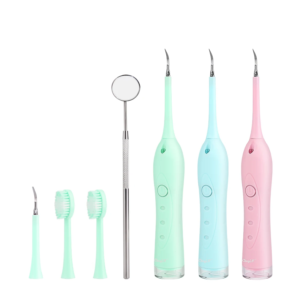 Электрическая зубная щетка 3 в 1 с зеркалом Профессиональный аппарат для удаления