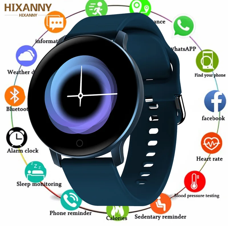 Фитнес Смарт часы для мужчин и женщин HeartRate Монитор артериального давления Smartwatch
