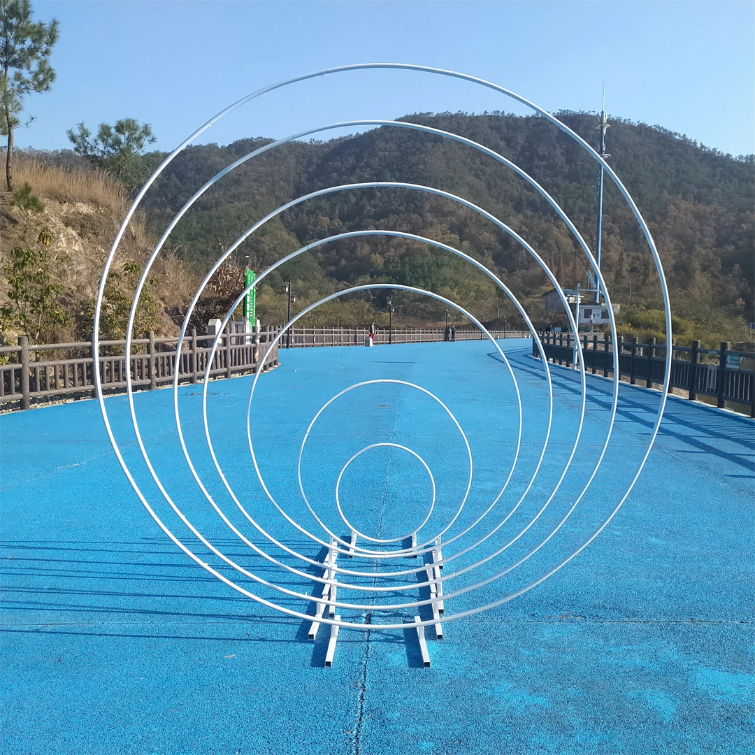 Железное кольцо Свадьба Арка фон реквизит красивый романтический открытый