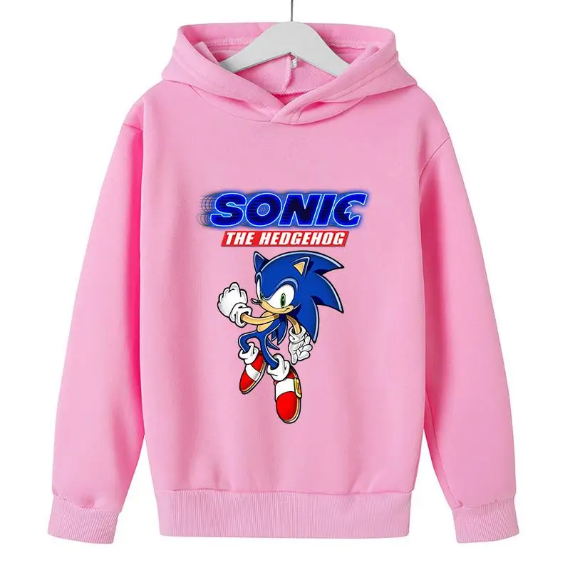 

Boys Hoodies Sweatshirt animal game Hedgehog Costume Children's Hooded For Teens Girls Costume Summer Tiny Cotton Sweatershirt