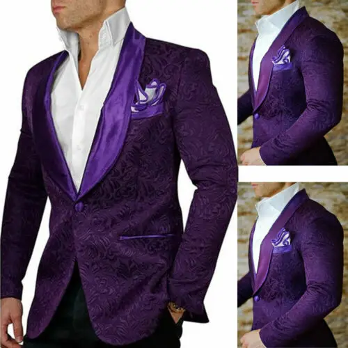 Colorido esmoquin italiano clasico pulrpura para novio vestido de graduación rosa boda traje elegante delgado | Мужская одежда