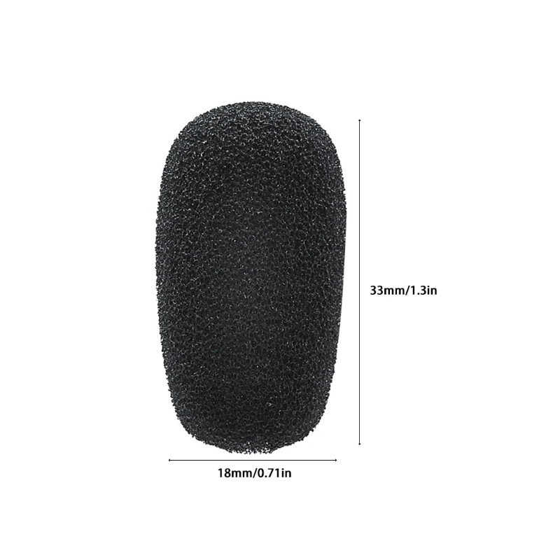 

10 X mic Foam Microphone for BlueParrott B250xt B350XT B450XT B450XT MS S450XT C300XT C400XT Headphone