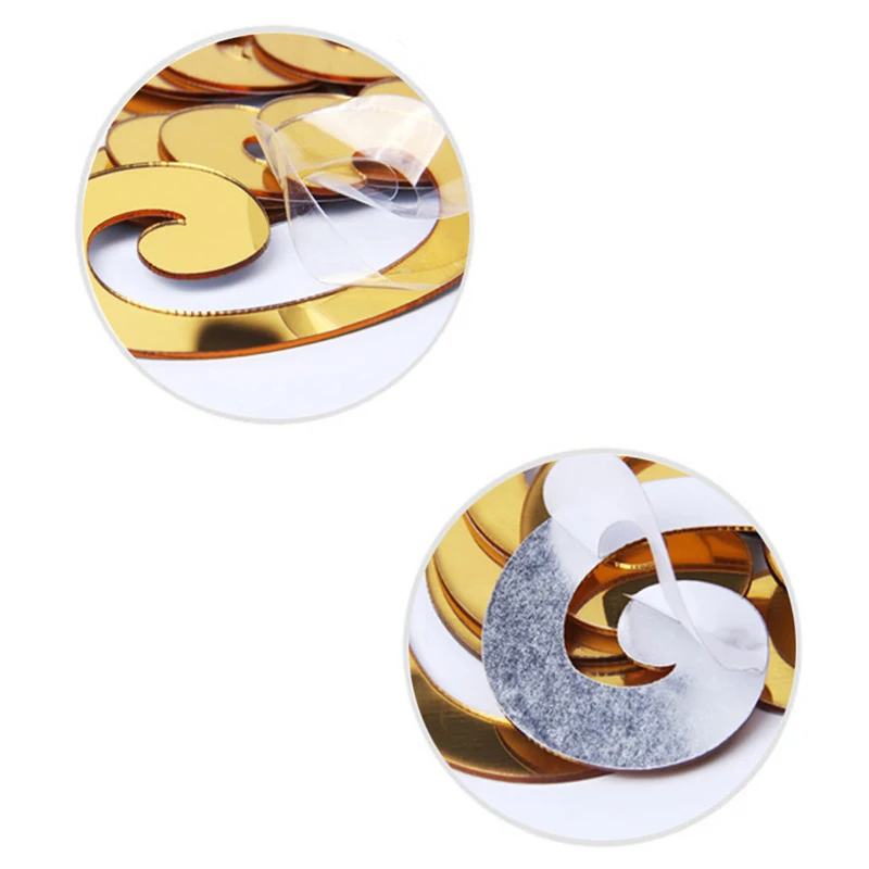 Домашние декоративные настенные часы DIY полоса прямоугольные зеркальные