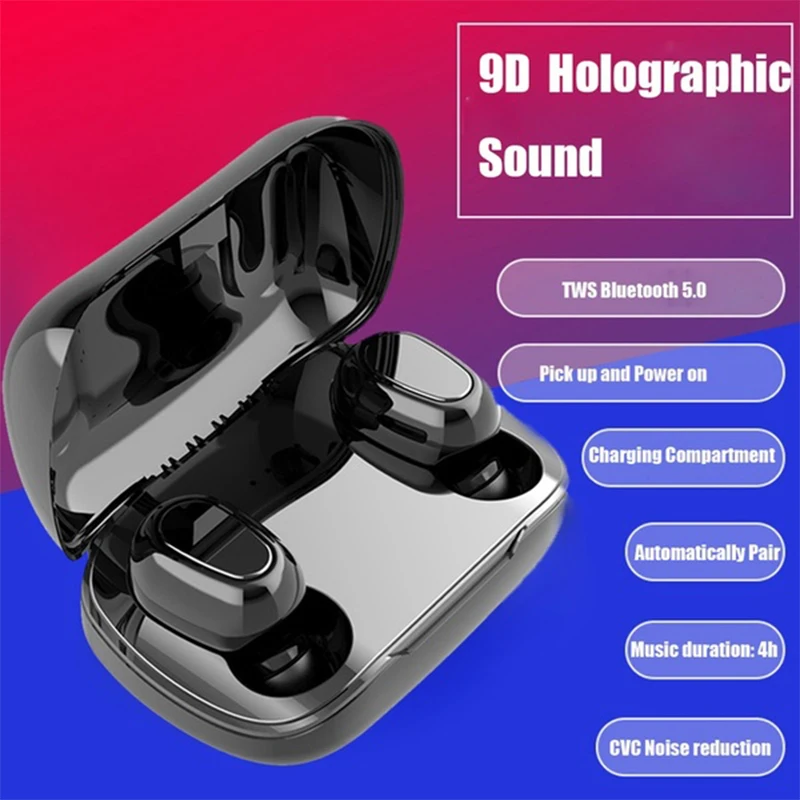 L21 TWS Беспроводные Bluetooth 5 0 наушники с шумоподавлением Стерео Игровые