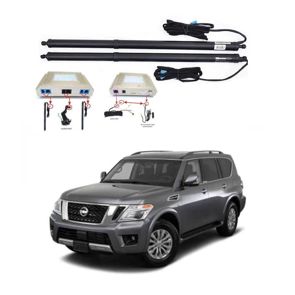 Новая электрическая задняя дверь переоборудована для NISSAN PATROL Y62 2015 2020 Хвостовая