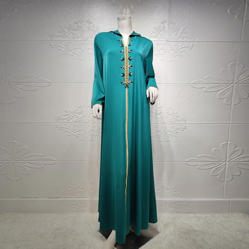 Kaftan Dubai Abaya Arabic Turkey Islam  Muslim Dress Abayas African Dresses For Women Robe Longue Djellaba Femme Caftan Marocain
