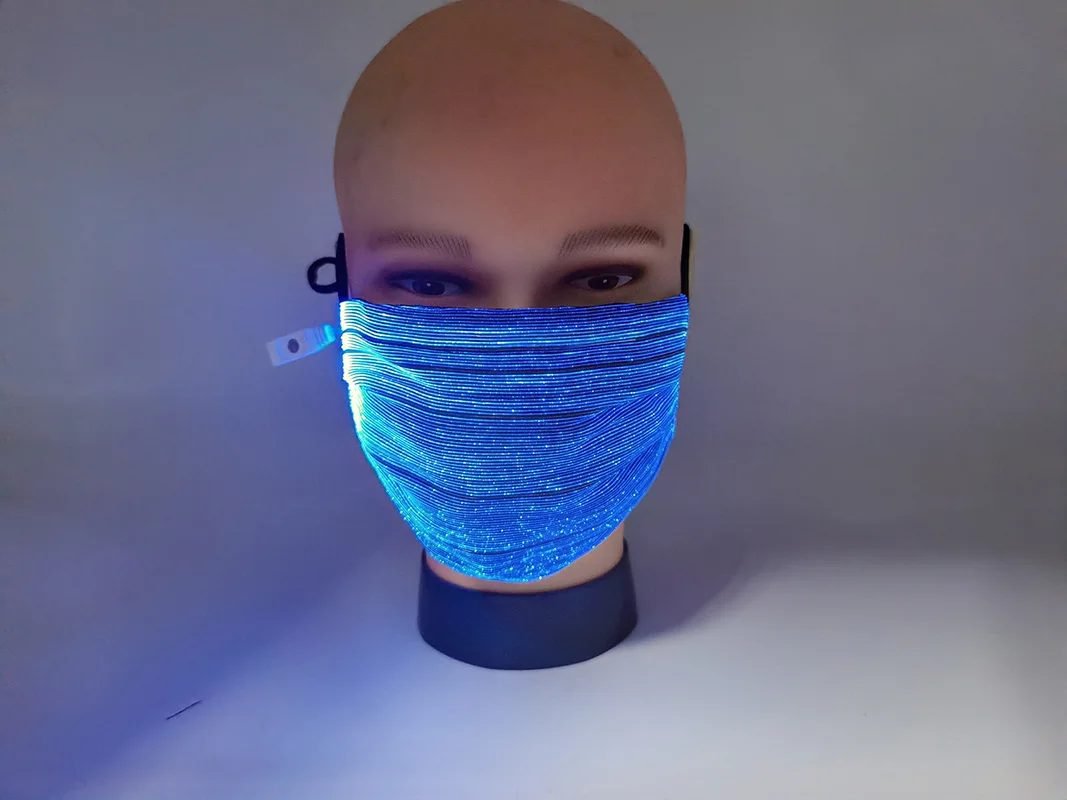 Сексуальная цветная светодиодная светящаяся маска для ночного клуба шоу
