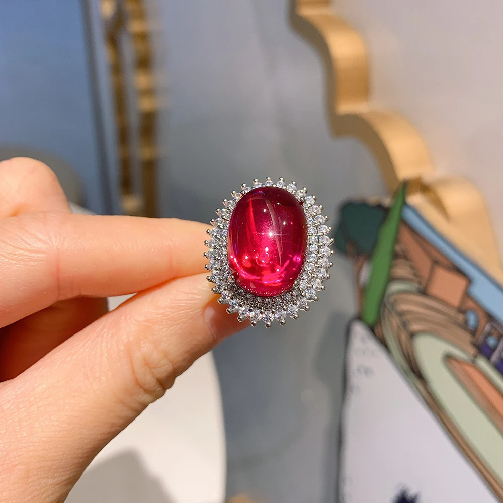 Женская винтажная Бриллиантовая бижутерия 13 х18 мм