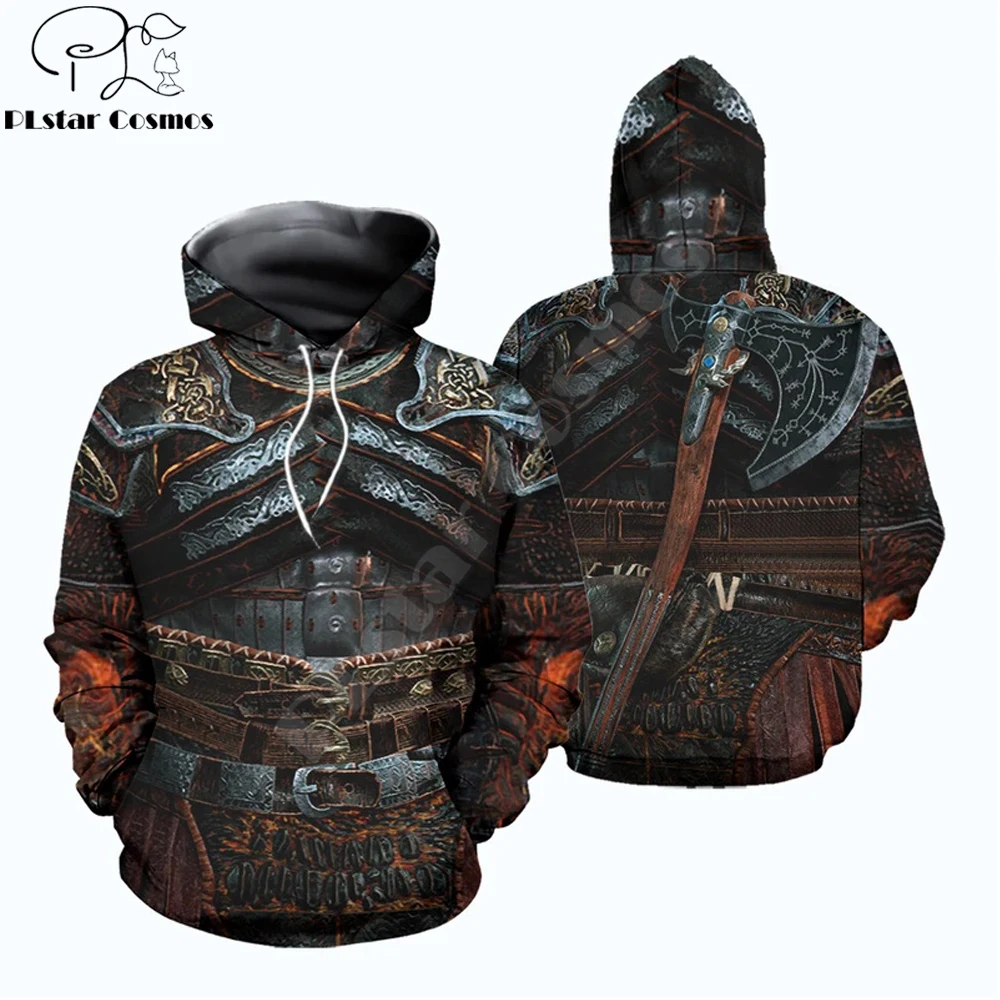 Модные мужские толстовки с 3D принтом толстовка в стиле Kratos Armor худи для пары
