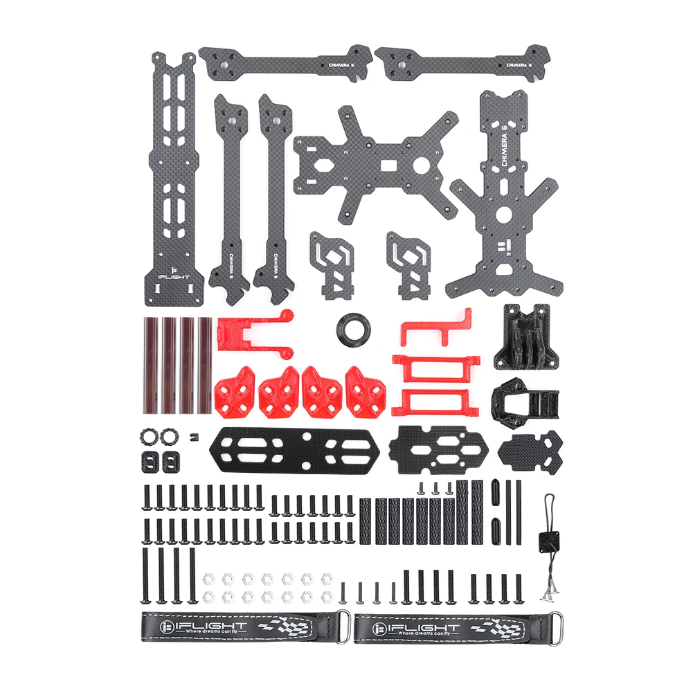 

Iflight 6inch Freestyle Quadcopter Frame kit with 266.7mm Arm Compatible 2207 2306 Motor for FPV TITAN Chimera 6 LR Chassis