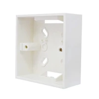 external mounting box 86mm type flame retardant switch junction box base 86mmx86mmx34mm for any position of wall surface