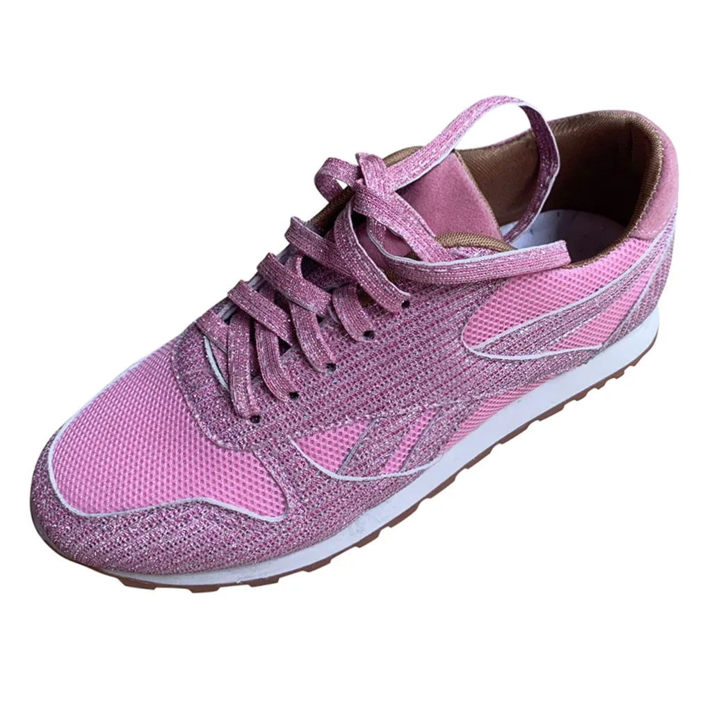 SAGACE Женская модная повседневная обувь дышащие кроссовки со шнуровкой спортивные