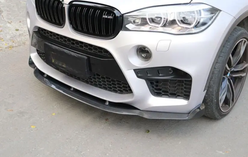Передний бампер для BMW X5M X6M F85 F86 2014 2015 2016 2017 2018 2019 спойлер разветвители крышка из