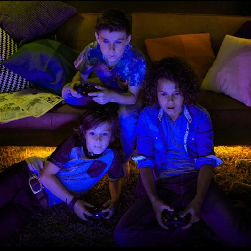 Светодиодные полосы света DC 12V RGB 60 светодиодов/м 3528 SMD неводонепроницаемая лента