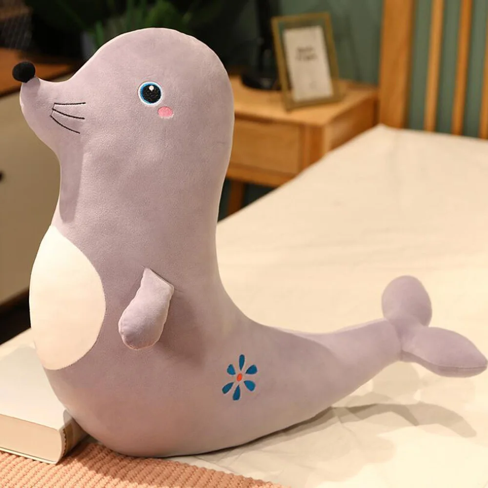 

Подушка с морскими львами и морскими котиками Ocean Pavilion, детский подарок на день рождения и Рождество, мягкие плюшевые игрушки