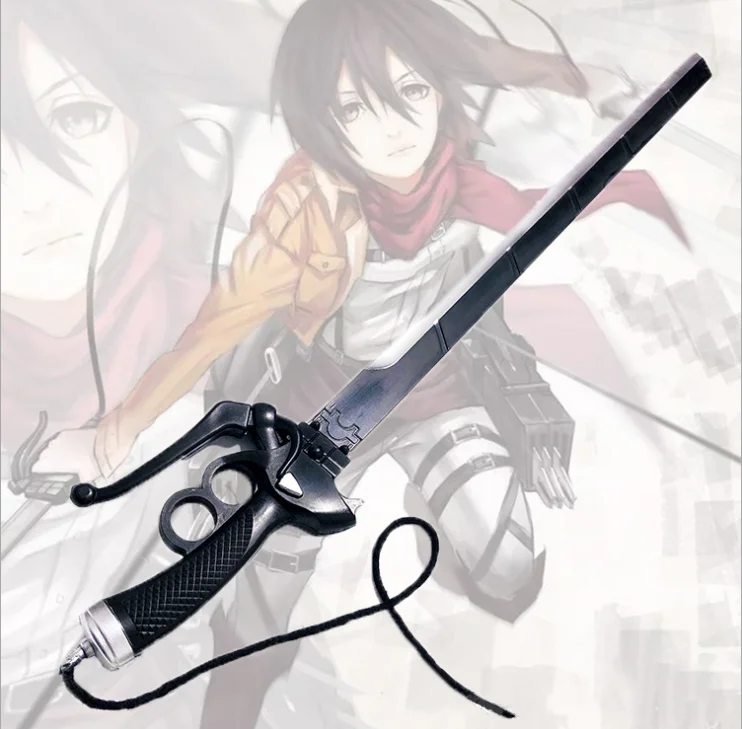 95cm Weapon Sword Mikasa Eren Rivaille Anime Cosplay 1:1 Gun Accessories Model | Costume Props