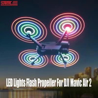 mavic air 2 led lights flash propeller 7238f rechargeable propeller night flying for dji mavic air 2 drone propeller accessories