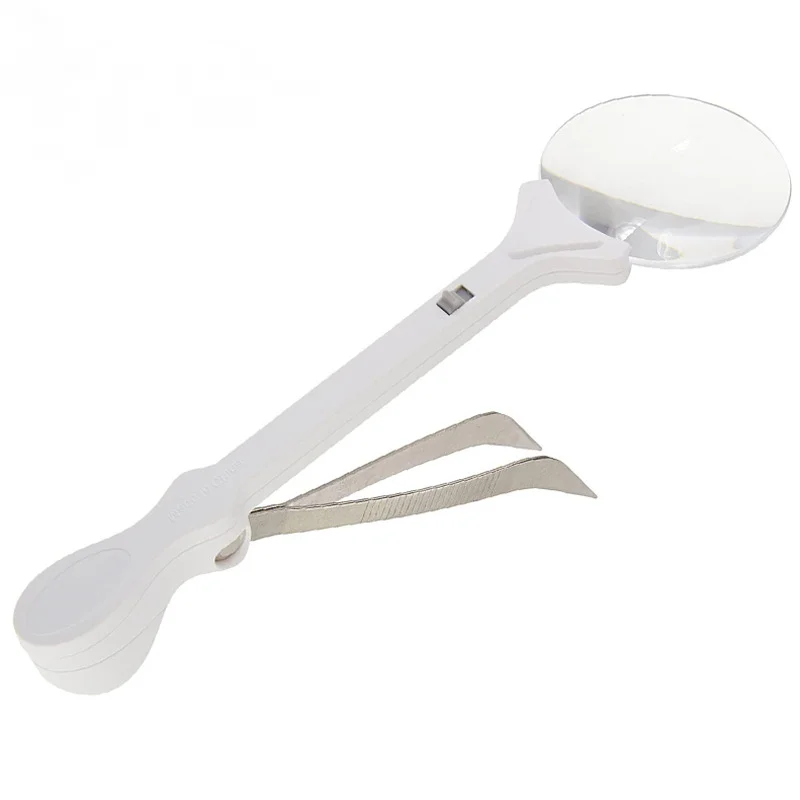 5 раз светодиодный пинцет с зажимом увеличительное стекло высокой четкости для