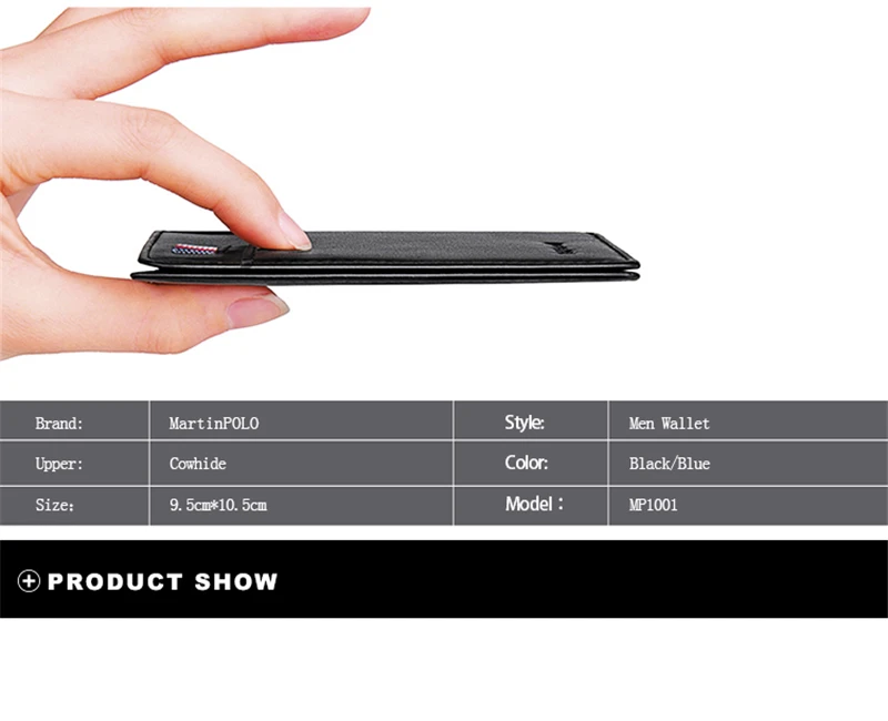 Минималистичный тонкий нейлоновый кошелек для мужчин и женщин Slimline ультра тонкий маленький мужской женский кошелек на молнии компактный кошелек для денег MP1001A