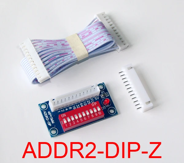 Контроллер DMX512 2 шт. ADDR2-DIP-Z ADDR2 DIP10 на 12P провод 12-контактный длиной 200 мм контроллер