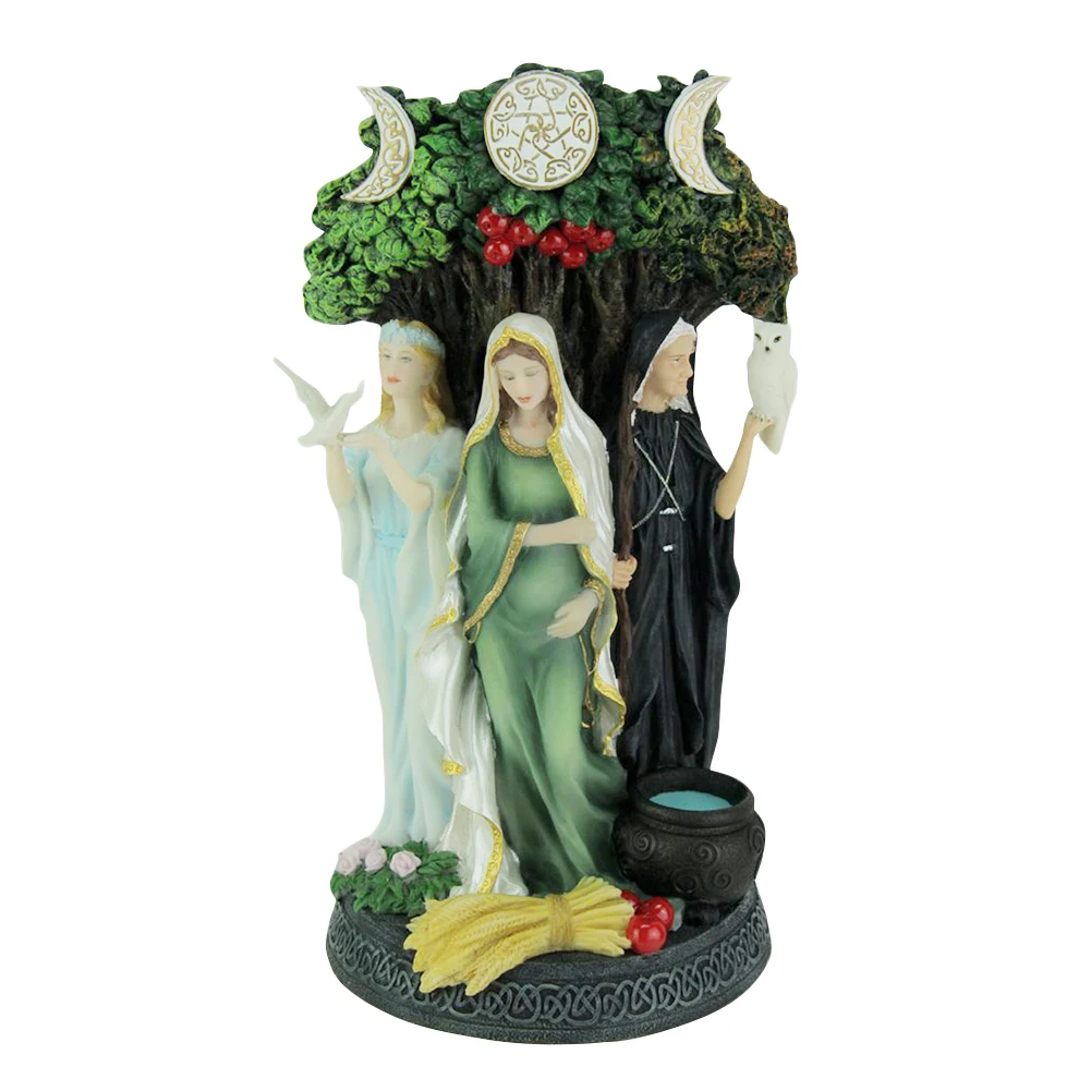 

Креативная кельтская фигурка Дану Тройная богиня надежная честь красочная полимерная греческая статуя искусства скульптура ангела Декор ...