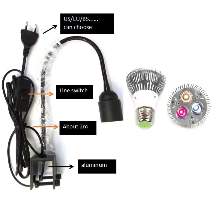 Светодиодная лампа для роста растений в новом спектре светильник аквариума с