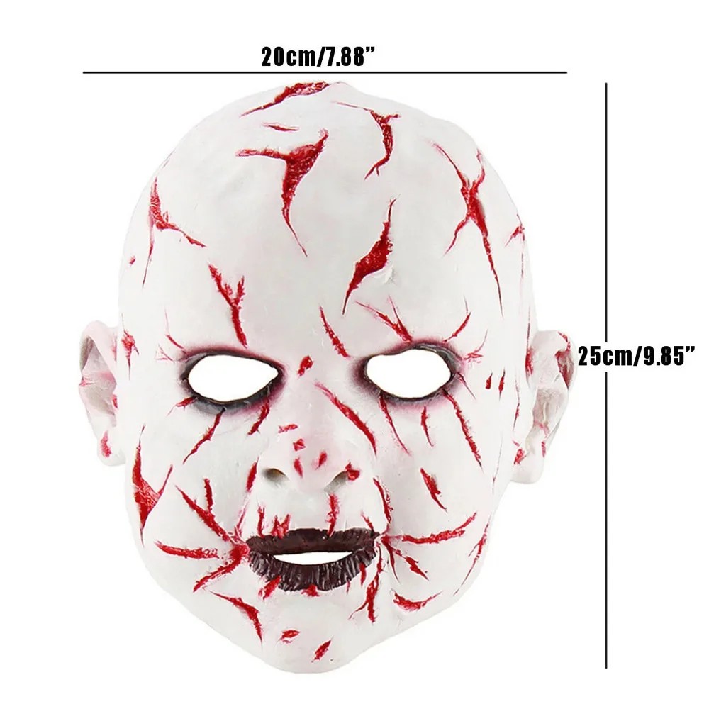 

Halloween FaceMask Scary Creepy Halloween Face Mask Masquerade Horror Baby Chucky Ghost Doll Mask Halloween FaceMask Decoration