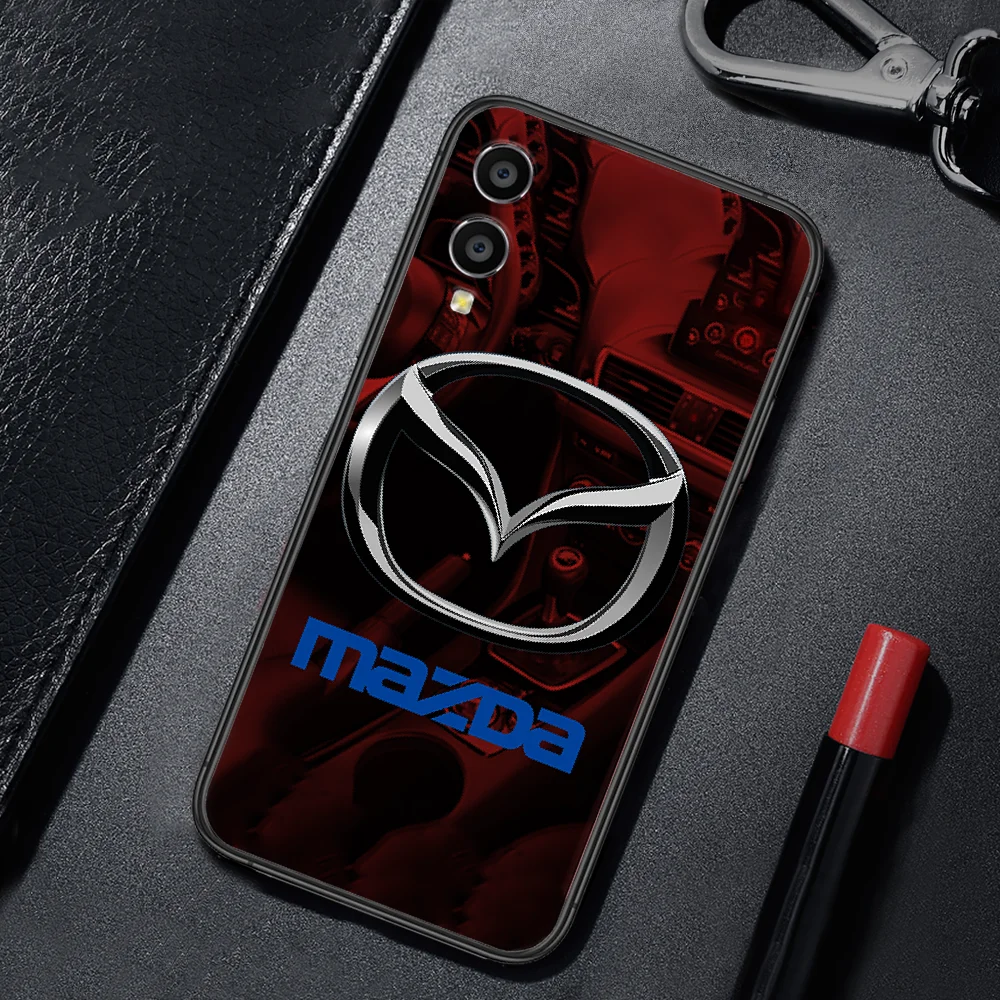 

Cool Sports Car Mazda Phone Case For HUAWEI Honor Nova 5 7 8 9 10 20 30 A C T I X Lite Pro black Etui Silicone Waterproof 3D