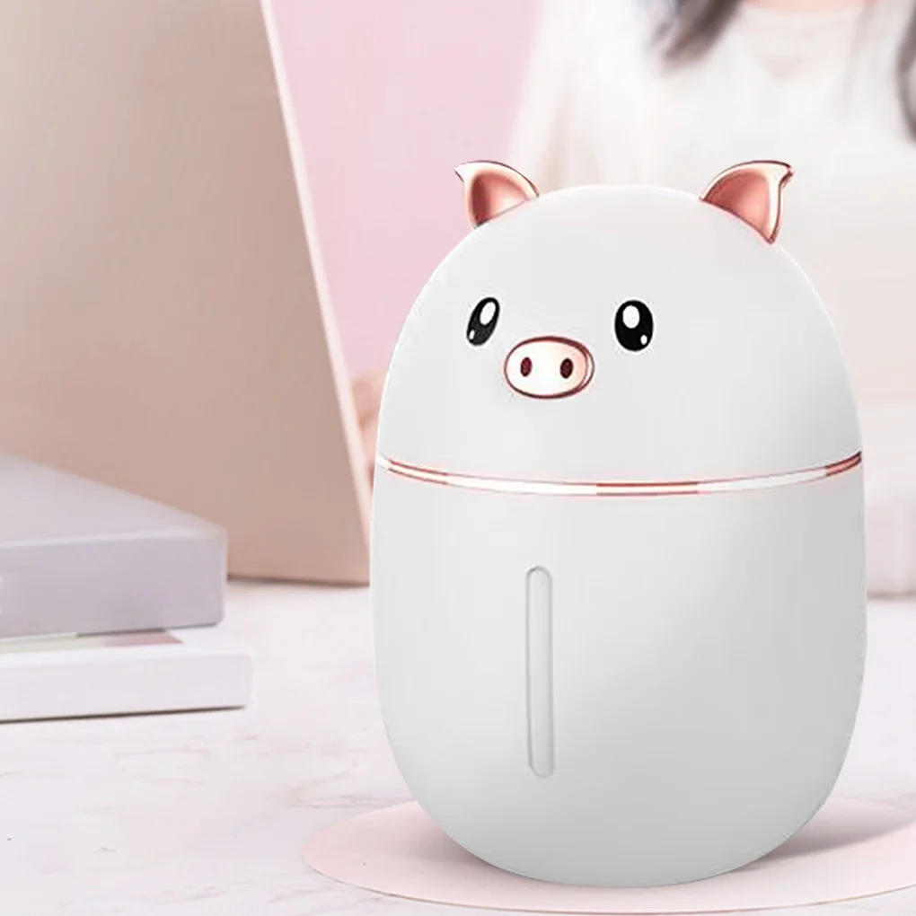 

USB Humidifier Mini Air Freshener For Homes Purification Sprayer 300ml Cool Mist Diffuser Bedroom Office Moisturizing Atomizer