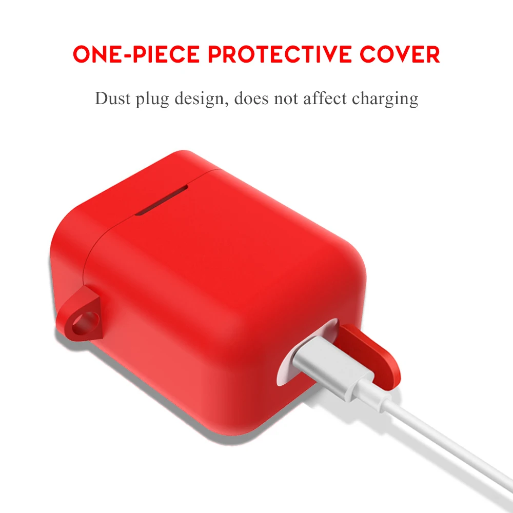 

Silicone Protective Earphone Case for Xiaomi Air TWS Bluetooth Headphones Boxs For Xiaomi Air Earbuds Cover Earphone Case