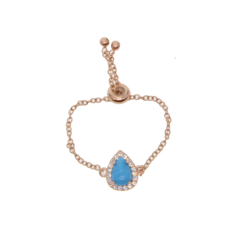 Чистого серебра 925 пробы серебряные ювелирные изделия с капелькой слезинкой