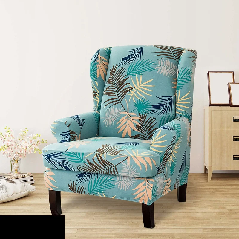 

Spring Printed Elastic Tub Chair Cover Living Room Stretch Sofa Slipcover Furniture Single Seater Couch Banquet Armchair Cover