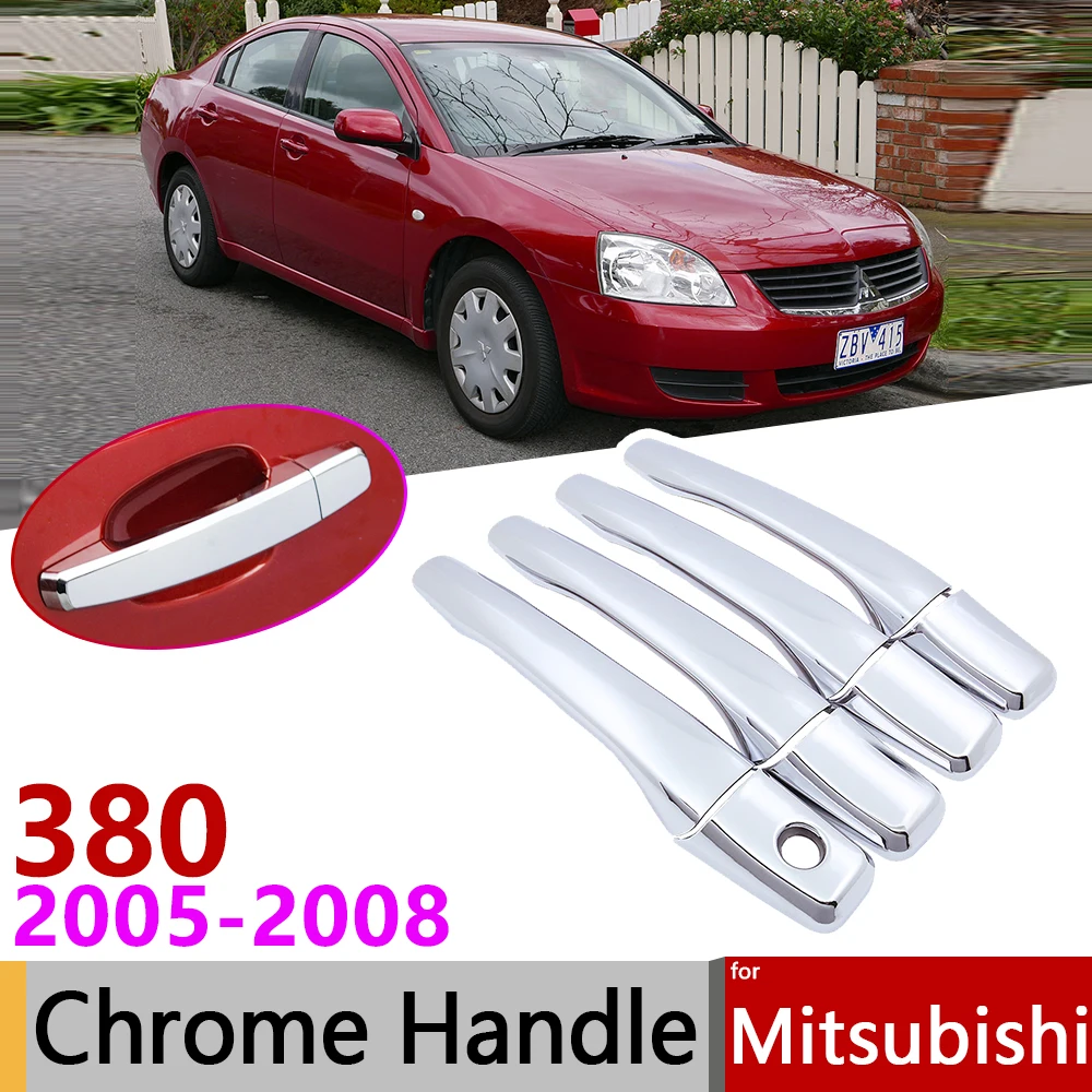 Хромированная накладка на дверную ручку для Mitsubishi 380 380s DB серии II III 2005 ~ 2008