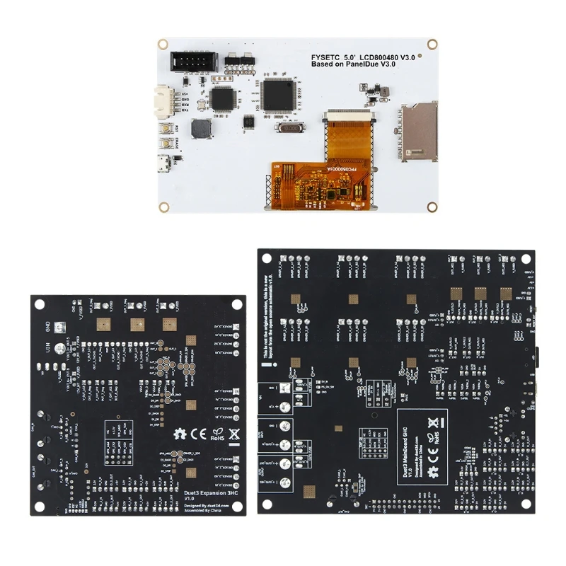 

X37A Clone Duet 3 6HC Motherboard + Expansion Board 3HC+5i Color Touch Screen for Voron 3D Printer 1 Set