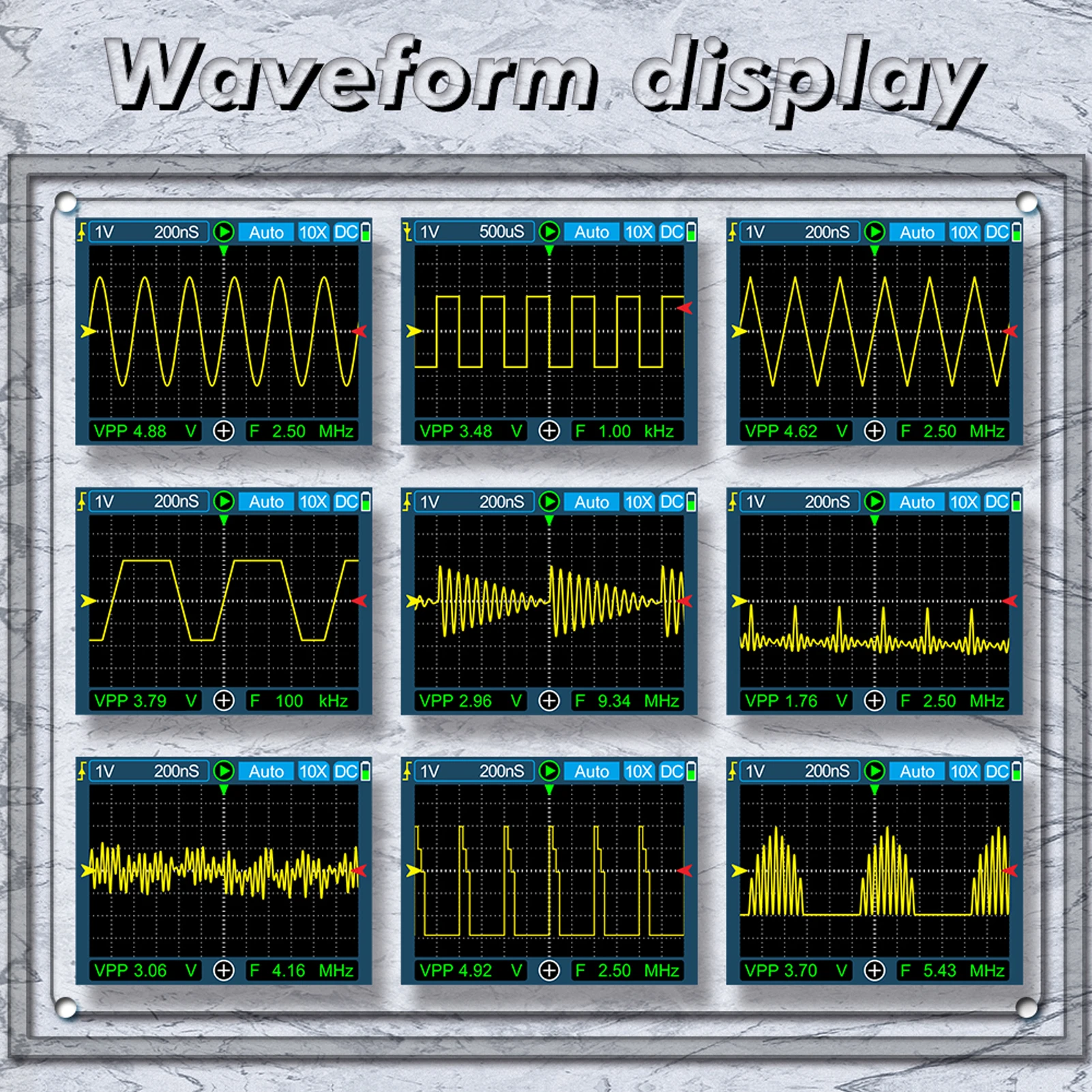 KKmoon Digital Oscilloscope DS0120M 320x240 High Definition 2.4 Inch TFT Color Screen 120MHz Bandwidth 500MSa/s | Инструменты