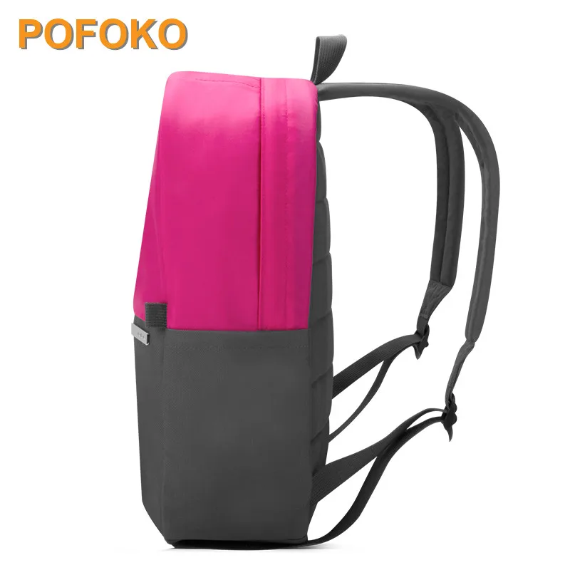 Новинка рюкзак Pofoko сумка для ноутбука 13 3 14 15 дюймов 4 Macbook женская Прямая поставка