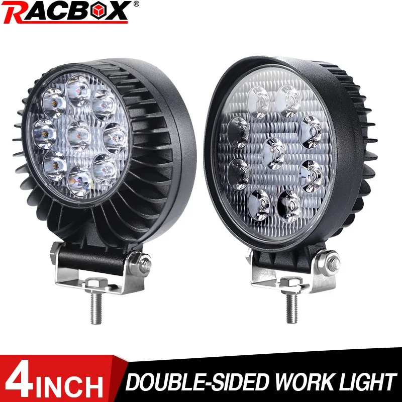 Двухсторонсветильник светодиодный Рабочий фонарь 4 дюймовые круглые рабочие