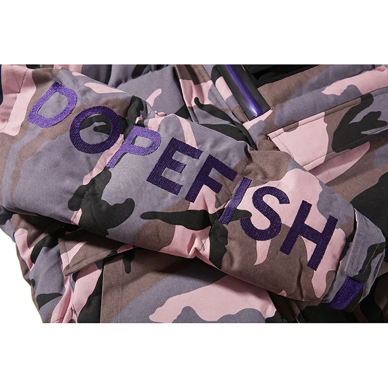 Военная Камуфляжная парка мужская с капюшоном камуфляжная пуховая куртка