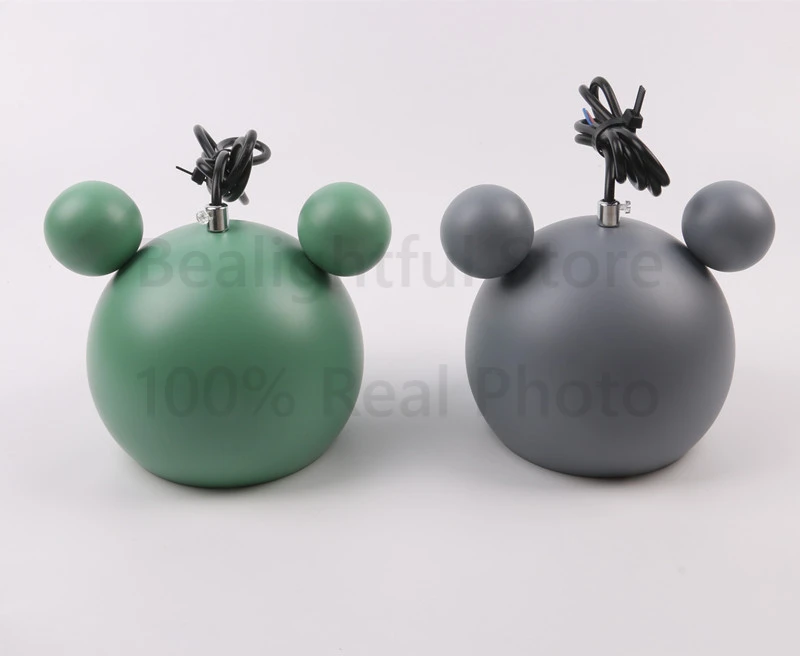 Светодиодный подвесной светильник Микки в современном помещении скандинавском