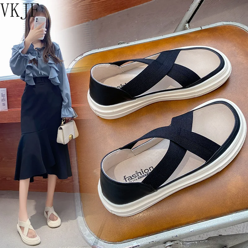 

Women's Shoes 2021 Model Spring and Autumn Mesh Breathable Soft Bottom Non-slip Fashion Thickness Casual Shoes