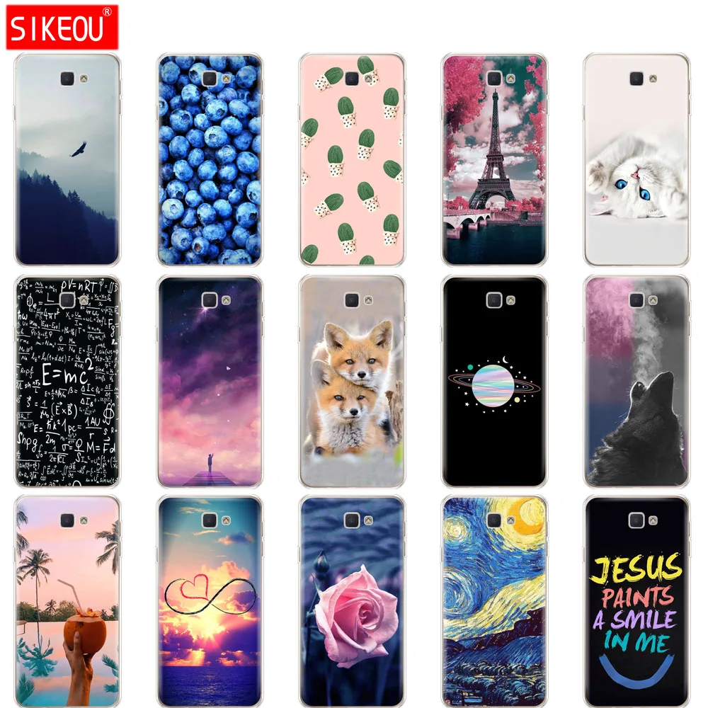 silicone Cases FOR Samsung Galaxy J7 Prime case SM G6100 G610F G610M Cover On7 2016 Transparent TPU shell | Мобильные телефоны и