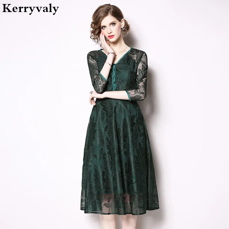 

Новинка, женское элегантное Красное Кружевное платье в стиле ретро, Vestidos, повседневное женское винтавечерние ное праздничное платье 2022, Abito ...