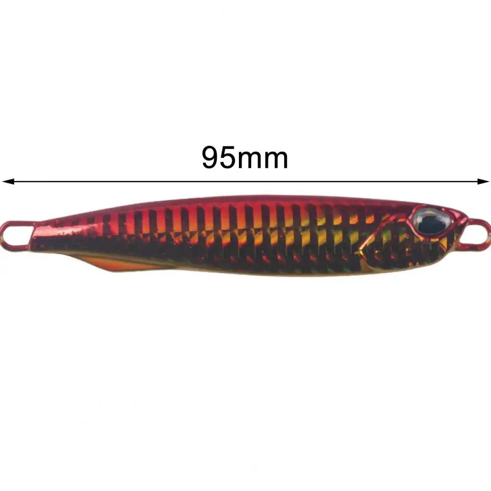 

60g 95mm Fishing Lure 3D Fish Eye Iron Plate Fishing Bait Sinking Fish Lure Pencil Fishing Tackle Fishing Accessories