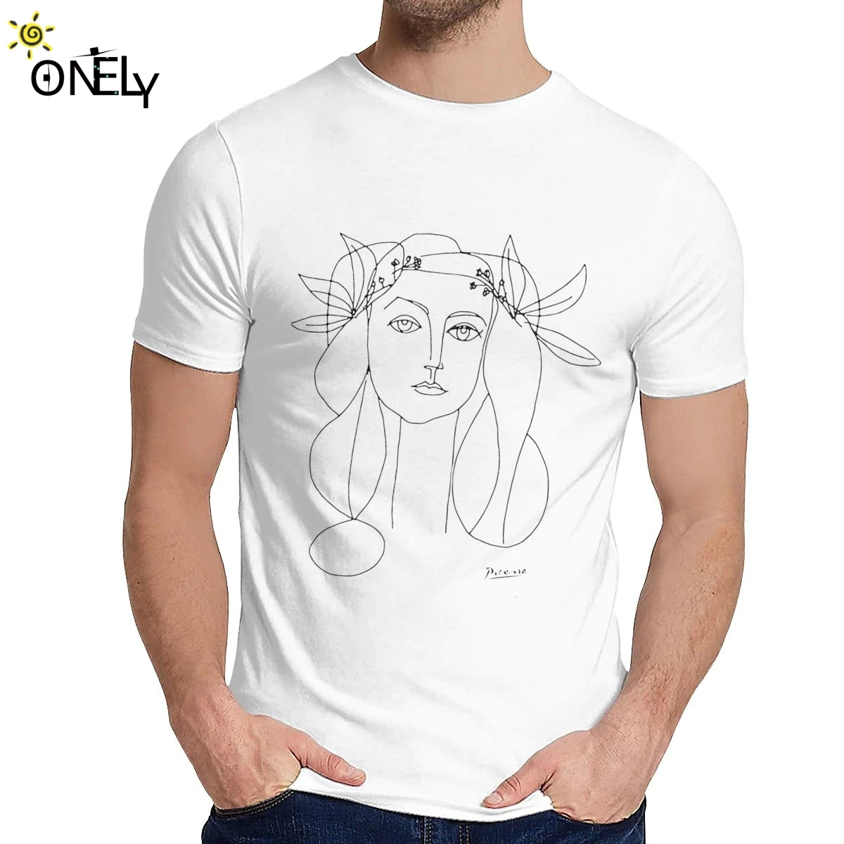 

O-neck Pablo Picasso War And Peace Design Tee Shirt 2019 New For Men Natural Cotton T Shirt Wholesale