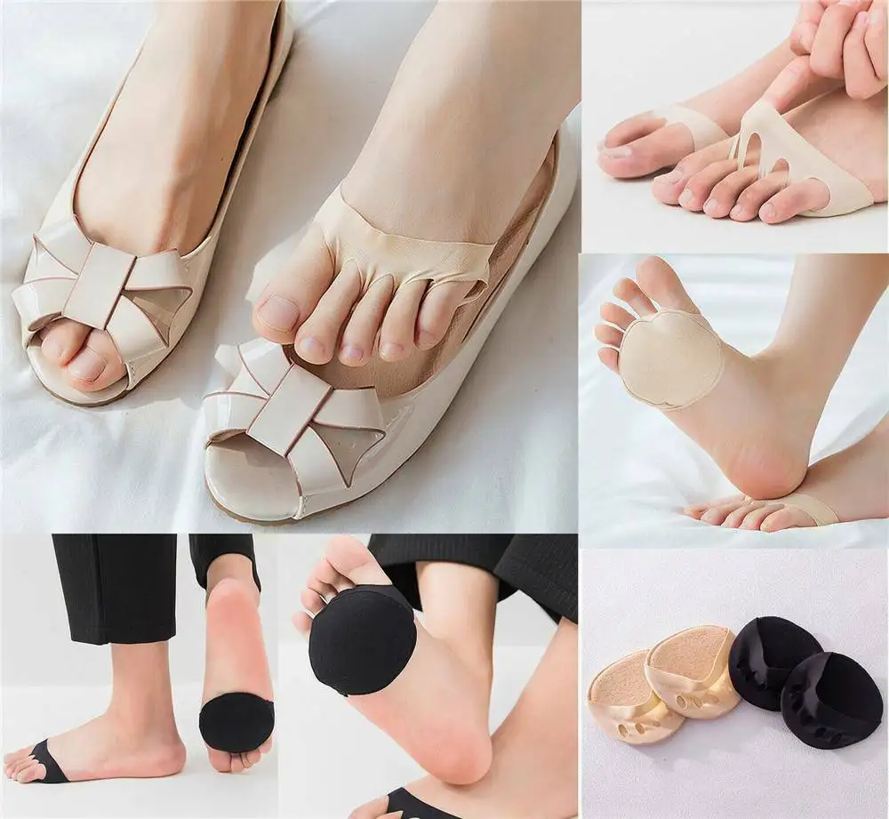 Сотовые тканевые прокладки для передней части стопы подушки ног на высоком