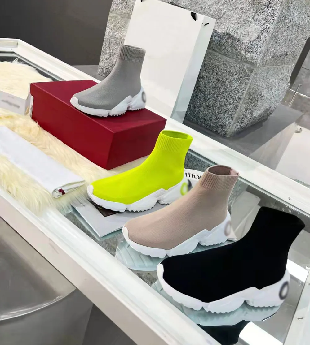 

Новинка 2021, роскошные и элегантные высококачественные женские ботинки-носки, кроссовки, размер 35-40