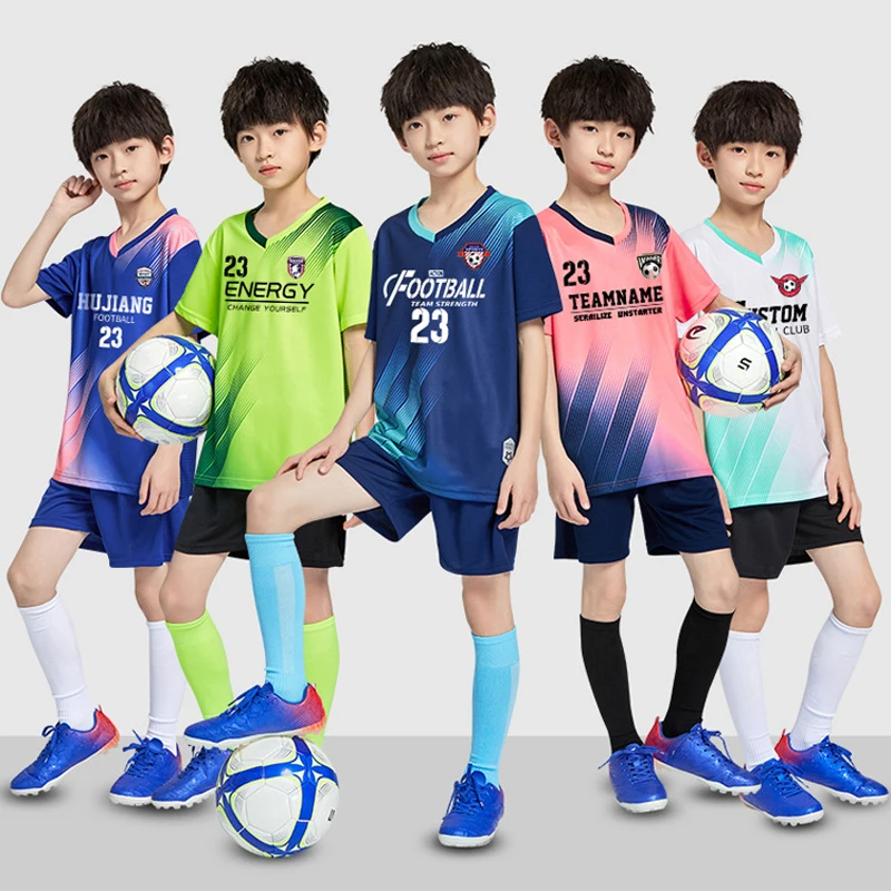 Conjuntos de camisetas de fútbol para niños, Kits de fútbol, ropa, traje para jóvenes, uniformes deportivos de Kick Ball, ropa de equipo de fútbol para niños, calcetines