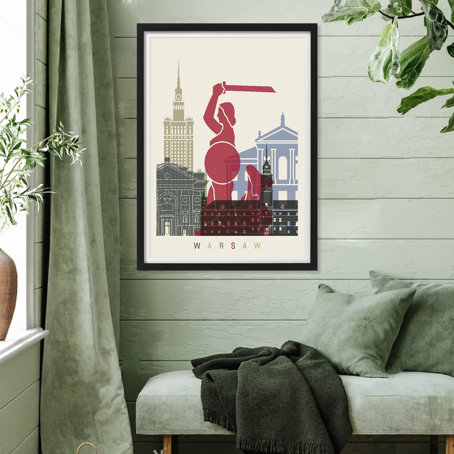 Филадельфия Варшава Тулуза Джакарта пейзаж художественные плакаты живопись на