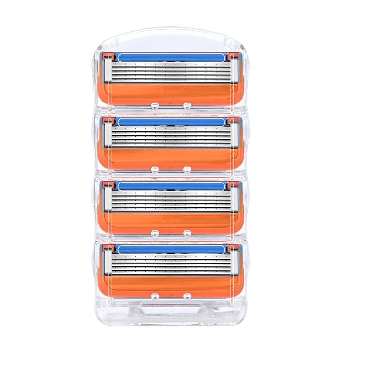 Лезвия для бритвы мужчин 4 шт./лот кассета бритья безопасная бритва | Красота и